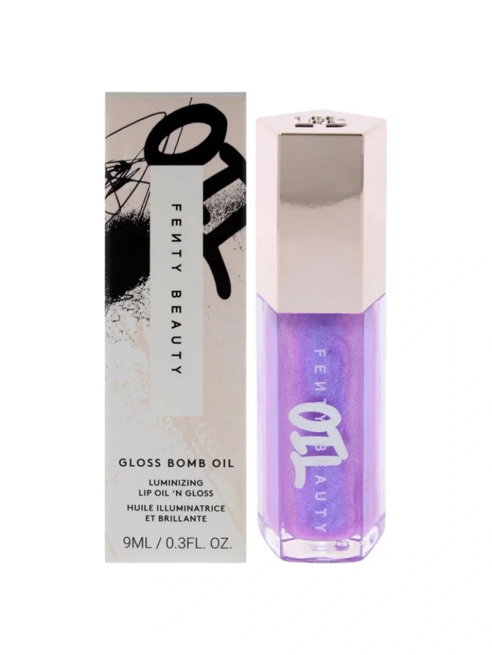 FENTY BEAUTY Gloss Bomb Luminizing Lip Oil ‘n Gloss Miss Jellyfish - 0.3 oz NIB